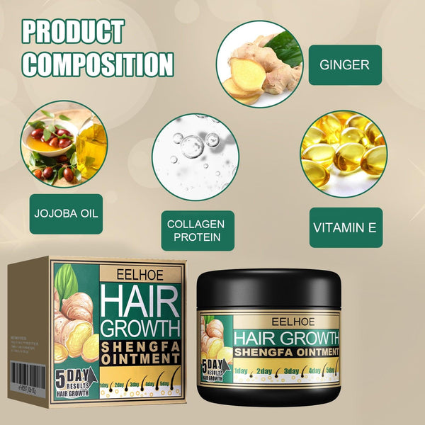 Ginger Hair Care Cream Nourishing, Soft, Nourishing And Repairing Dry Scalp Massage Cream