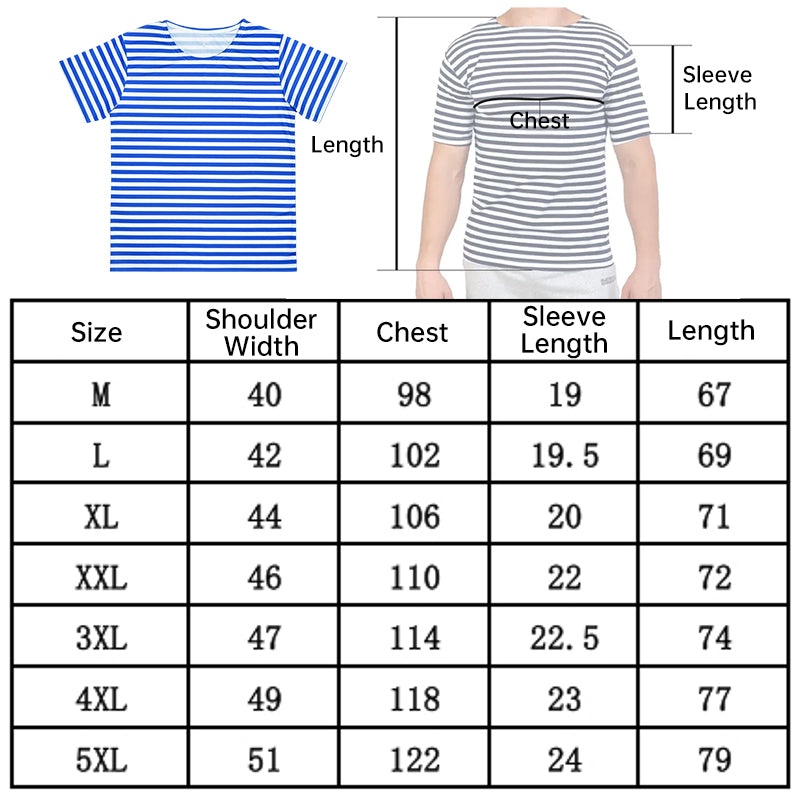 Russian Paratrooper Short-Sleeved Breton Shirt (Unisex) – Quick-Dry, Breathable, Sweat-Wicking