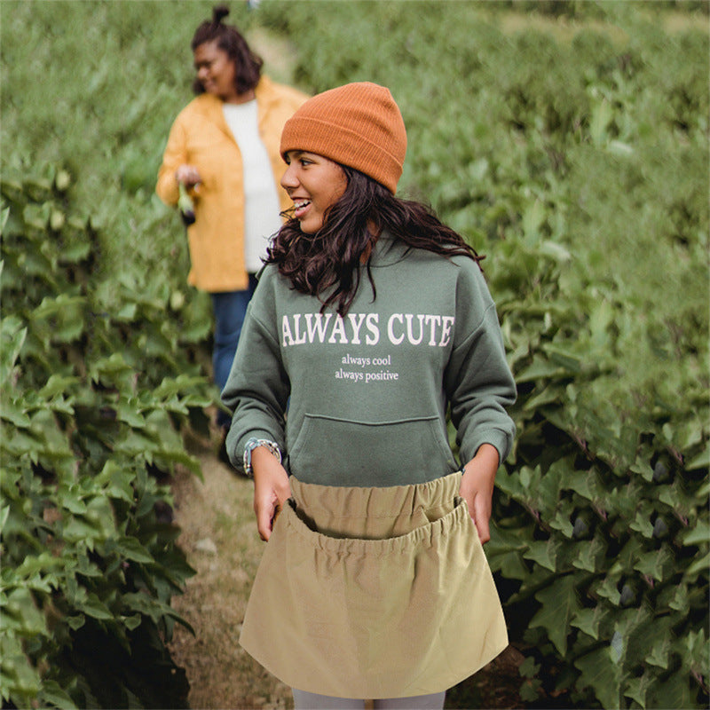 Outdoor Foraging Bag Vegetable Garden Orchard Picking Bag Waist Hanging Tool Bag Berry Storage Bag