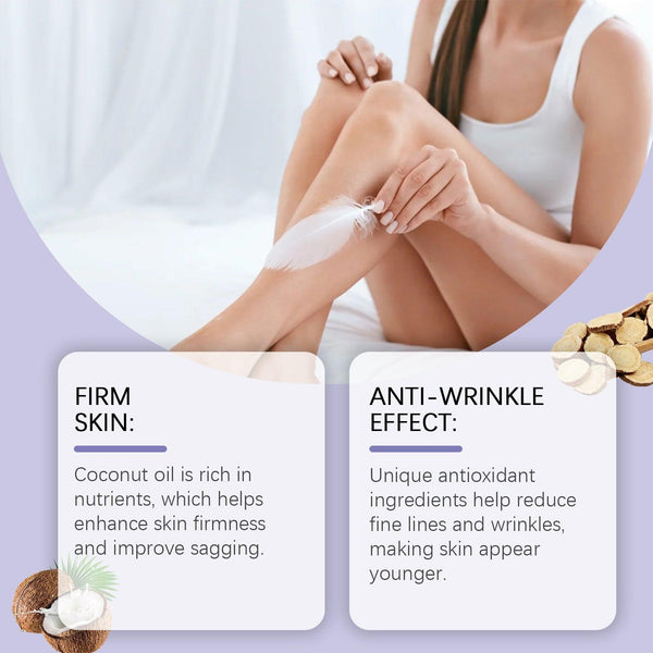 Coconut Body Moisturizer, Coconut Moisturizing Essence For The Whole Body To Lubricate Skin And Moisturize Light Lines