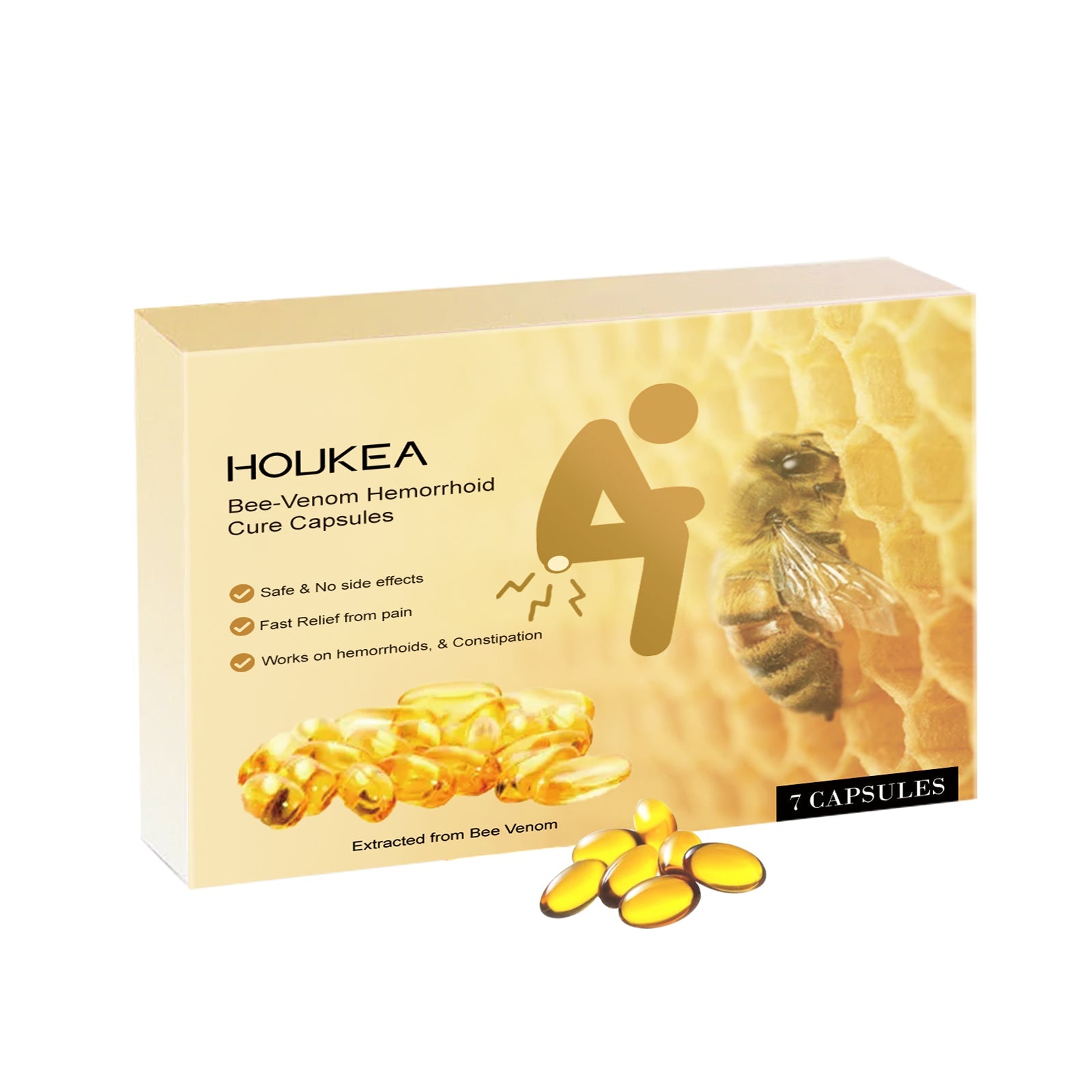 Bee Venom Care Capsules Gently Pamper And Nourish The Body Soothing Perianal Body Care Capsules