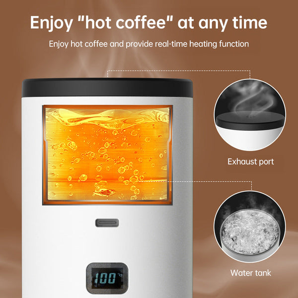 Portable Wireless 3-in-1 Espresso Maker, 7800mAh, Car/Home/Camping, Ground/Capsule Coffee.
