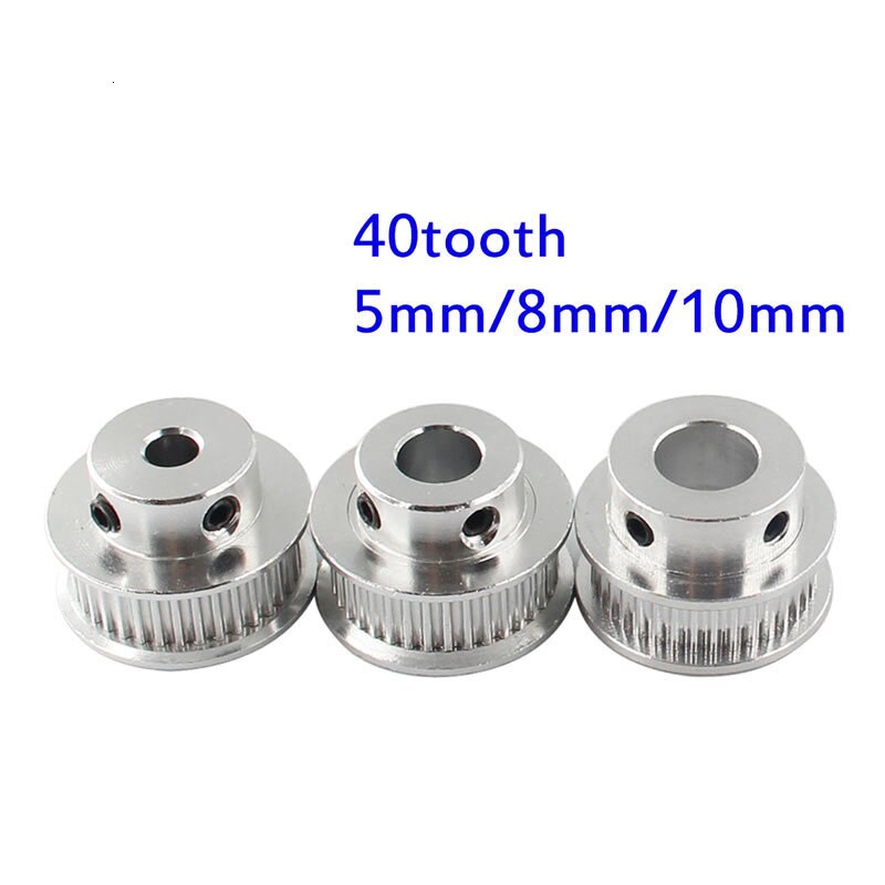 1Pcs GT2 Pulley 30 36 40 60 Tooth 60T 5mm Bore GT2 Timing Pulley for Reprap 3D Printer Parts gt2 pulley 60 teeth
