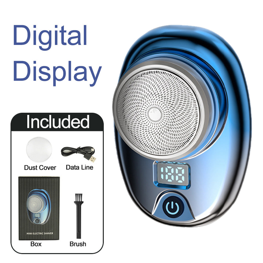 Mini portable rechargeable shaver powerful travel small steel cannon shaver car electric shaver