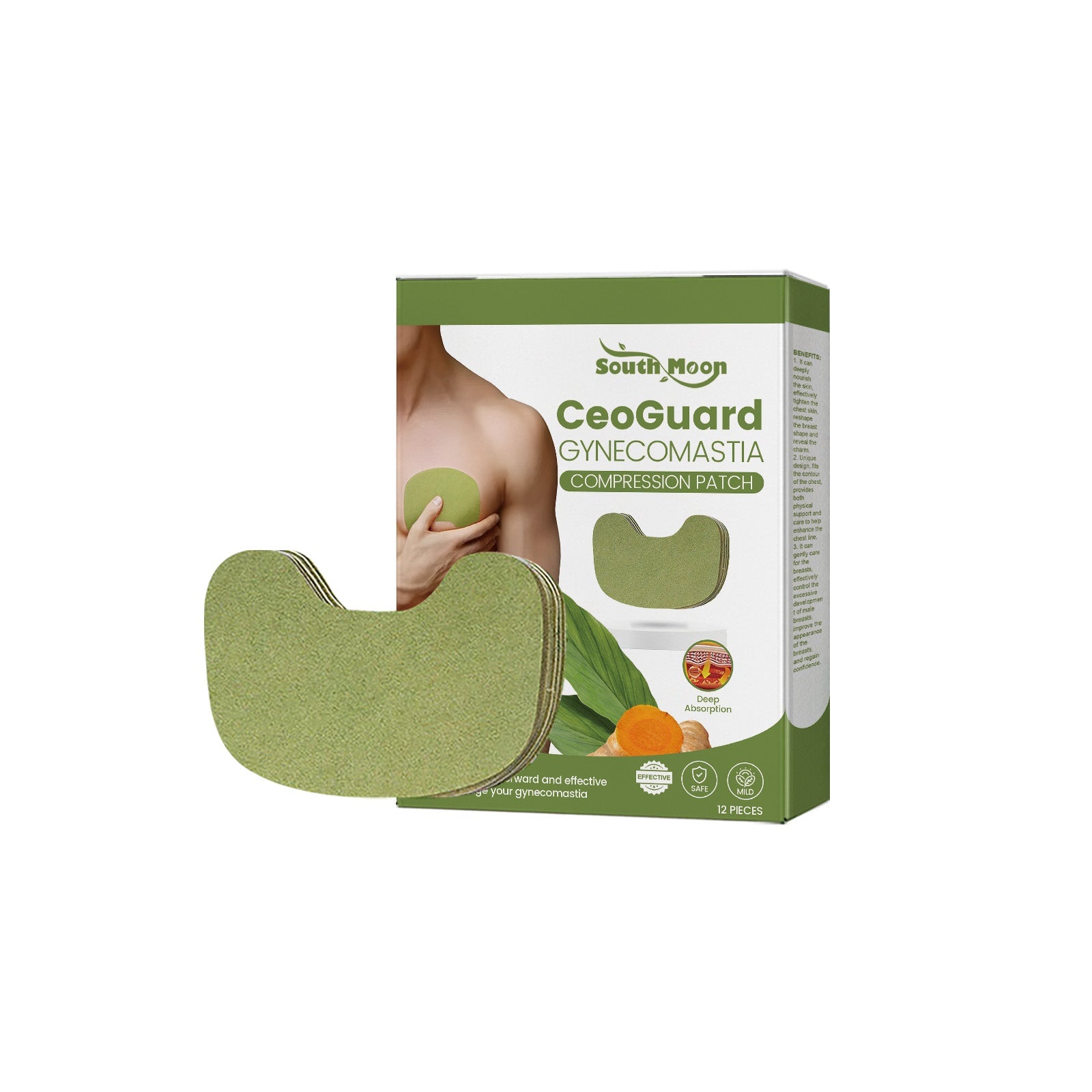 Men's Breast Care Adhesive Firming Skin To Lift Contour Men's Chest Care Shaping Adhesive