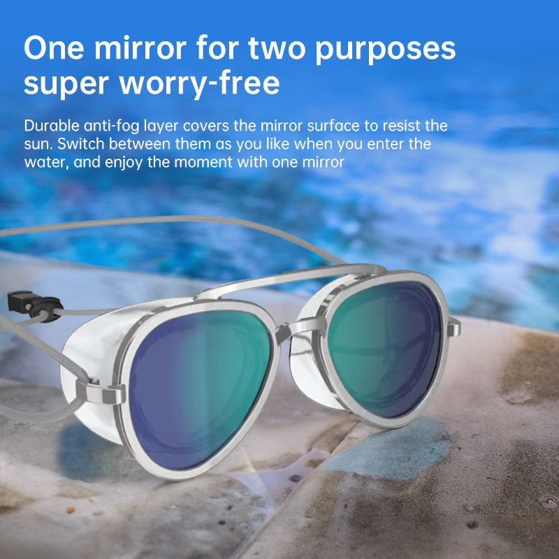 Low-profile goggles · Premium UV protection and anti-fog coating · Zero-drag competitive swimming goggles