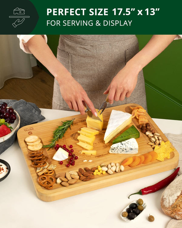 Cheese Board XXL with Cutlery Set
