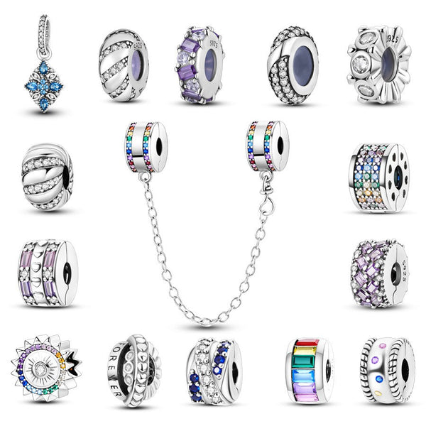 Pendant beads, emerald shaped isolation beads, DIY beads, bracelets, necklaces