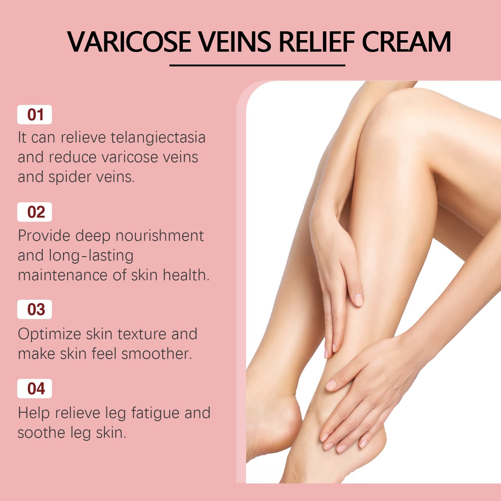 Venous Repair Cream Leg Massage To Relieve Leg Swelling Earthworm Leg Skin Body Massage Cream