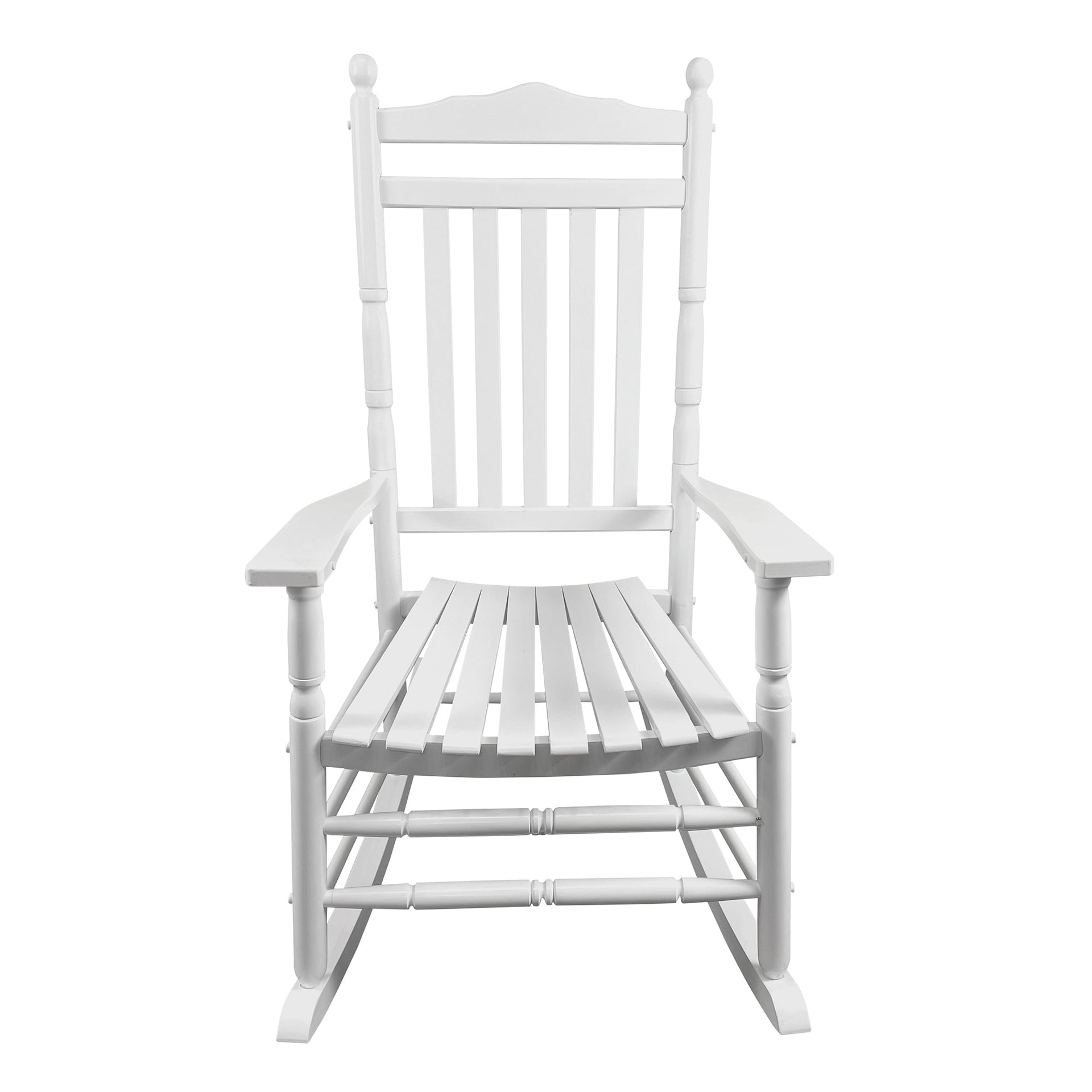 BALCONY PORCH ADULT ROCKING CHAIR   - WHITE