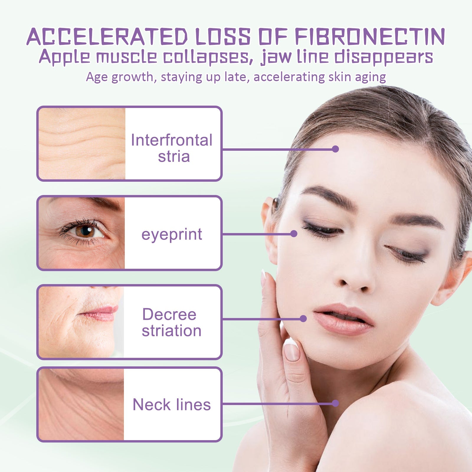 Delicate And Smooth Fine Lines Lifting Cream Moisturizes Skin, Reduces Fine Lines, Softens And Improves Elasticity