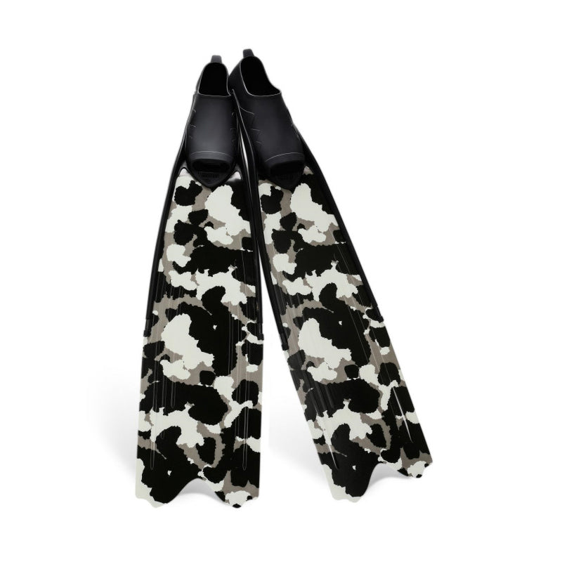 Professional Freediving Long Fins for Spearfishing, Diving, Snorkeling – PP+TPR, Anti - Skid