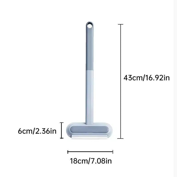 3-in-1 Pet Hair Remover Brush: Long-handle window & pet fur cleaning tool for cat/dog hair.