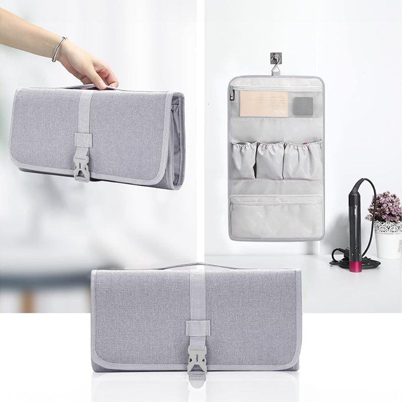 Large - capacity dustproof travel bag for Dyson Pre - Styling Dryer, fits curling barrels.