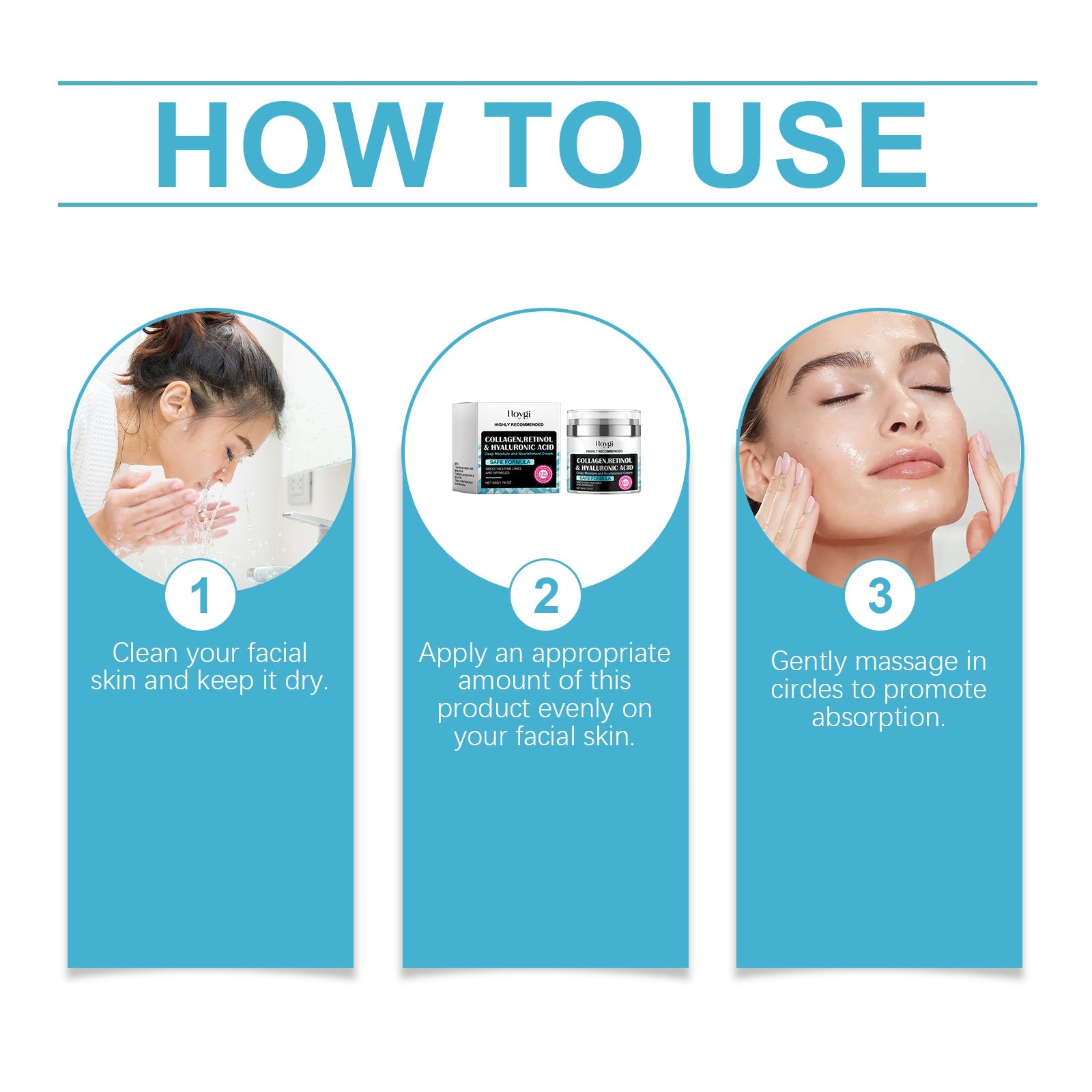 Collagen Moisturizing Cream Moisturizes And Hydrates Rough Skin To Improve Gentle Facial Daily Care