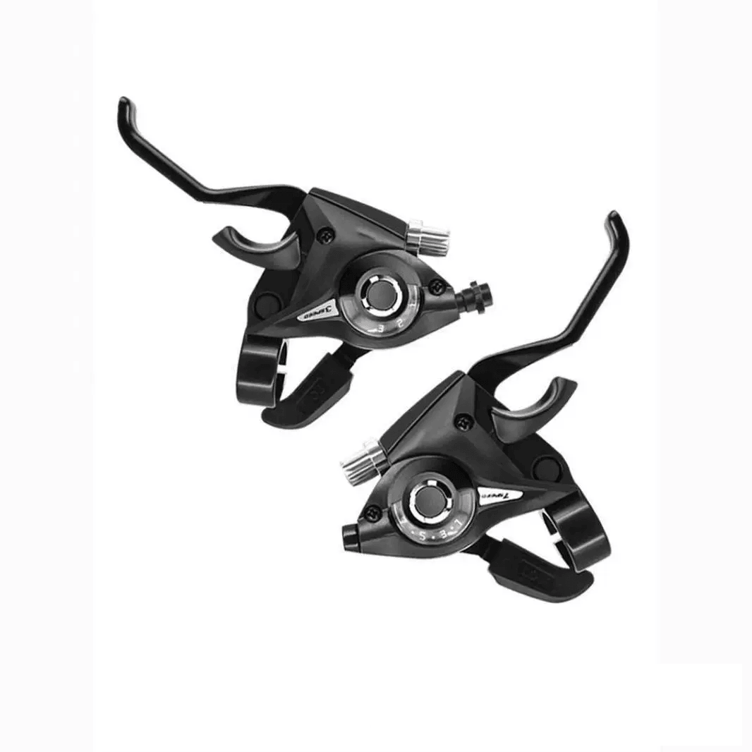 Experience the super smooth 21-speed MTB shifter & brake, enhancing your trekking.