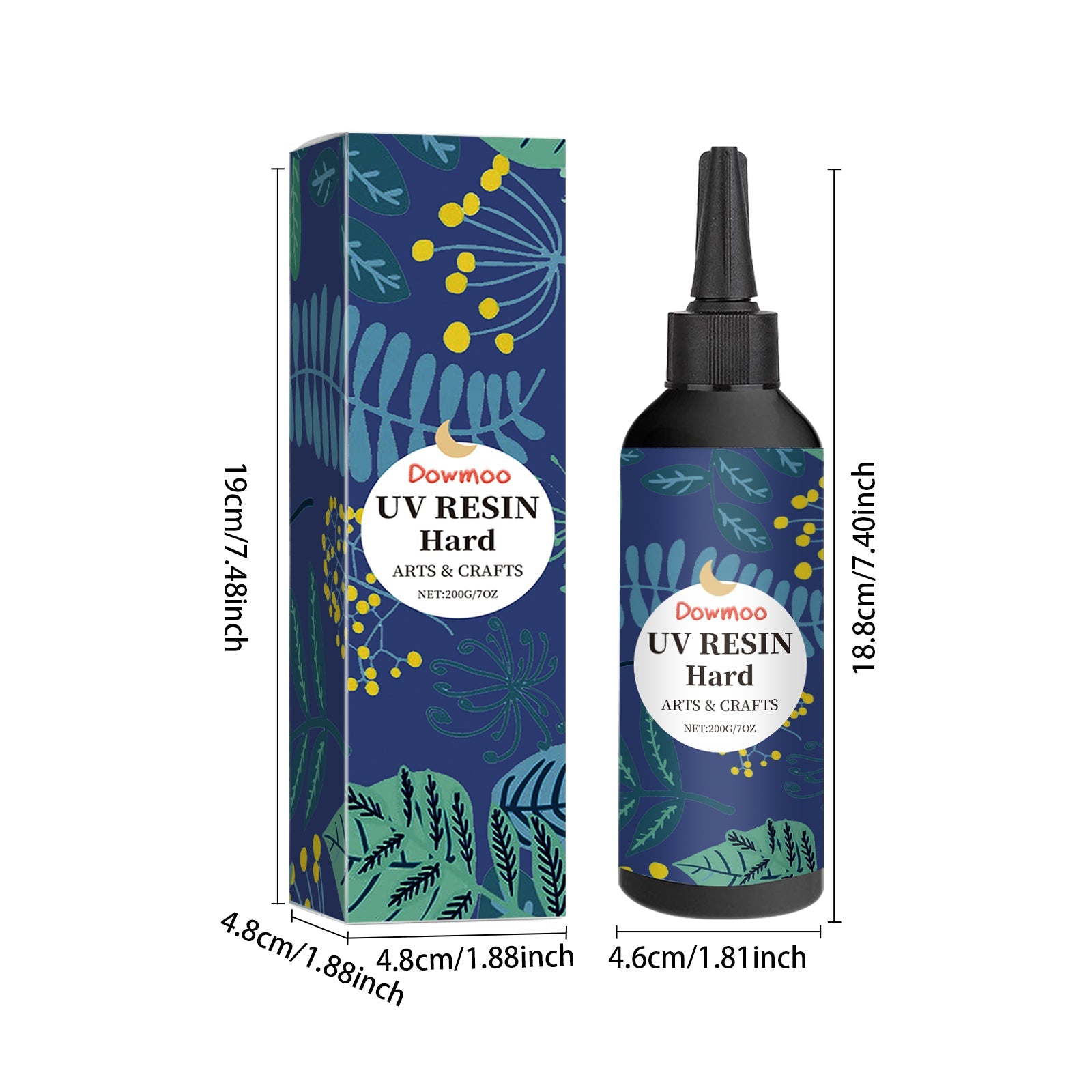 Resin Glue, Handmade Creative Resin Drops High Transparent Quick Drying Glue Odorless Crystal Drops