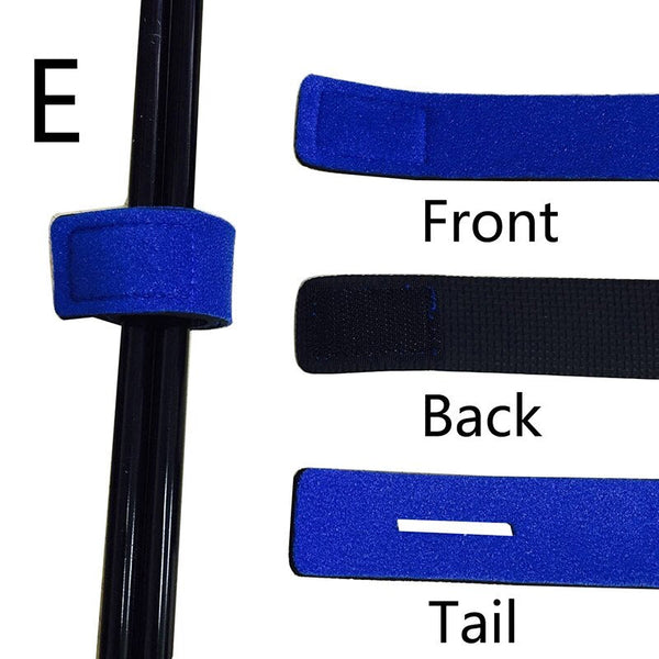 1 Pcs New Fishing Tools Rod Tie Strap Belt Tackle Elastic Wrap Band Pole Holder Accessories Diving Materials Non-slip Firm - Gifts for You 'n Me