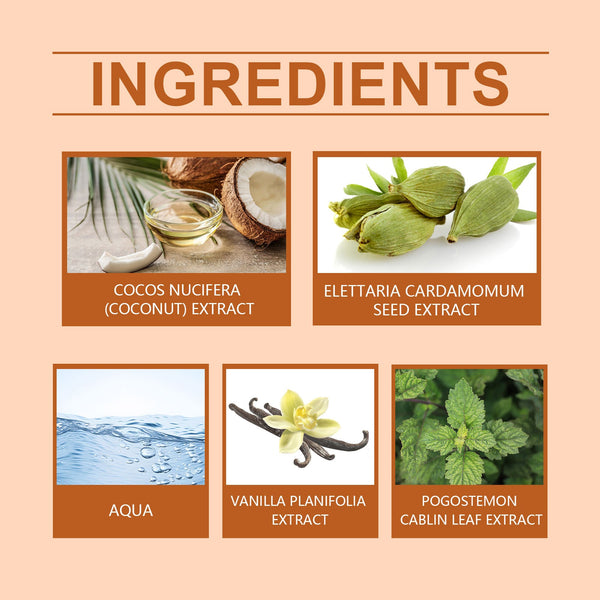 Light Vanilla Coconut Perfume, Fresh Light Fragrance Lasting Light Elegant Exudes Attractive Feminine Fragrance Convenient Perfume