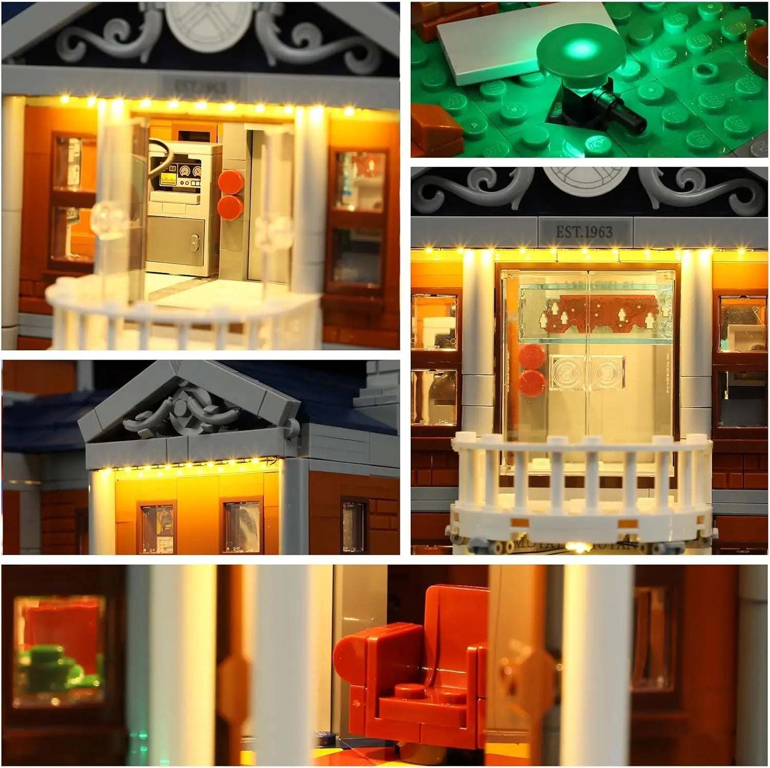 Yearicks compatible with LEGO building block lighting 76294 Xavier Genius Youth School LED decorative lighting