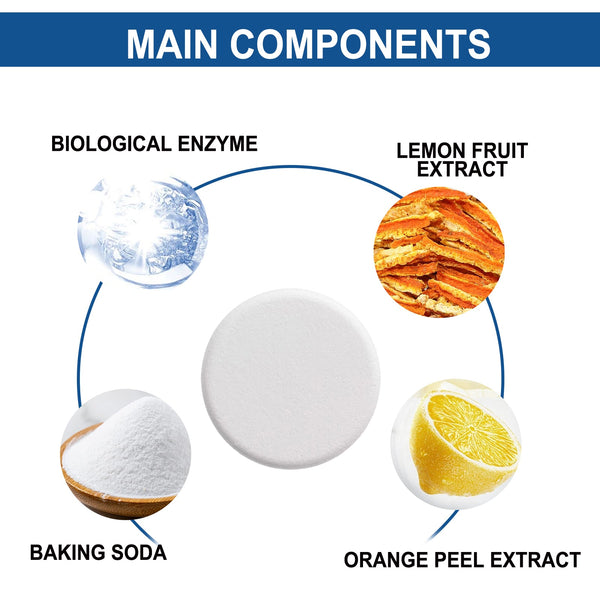 Kitchen Oil Stain Cleaning Tablets Heavy Oil Dirt Stain Cleaning Effervescent Tablets Kitchen Range Hood Cooktop