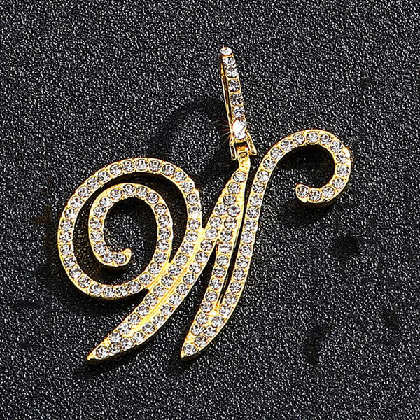 Hip hop accessories grass letter pendant melon seed buckle Cuban chain accessory