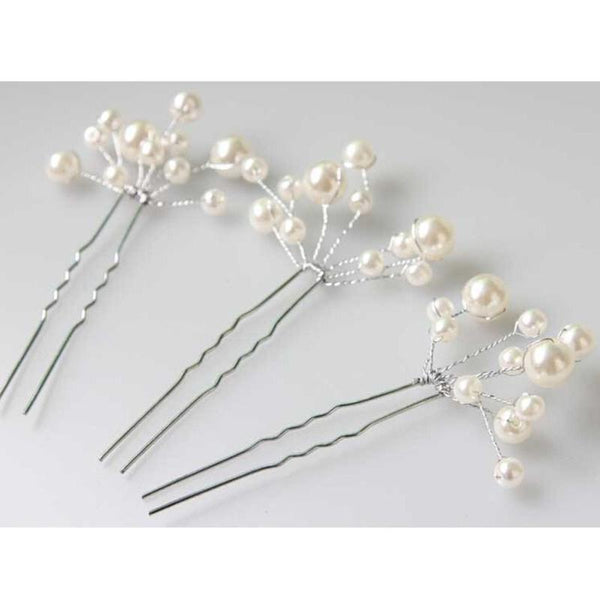 6 Pieces Wedding Bridal Hair Jewelry