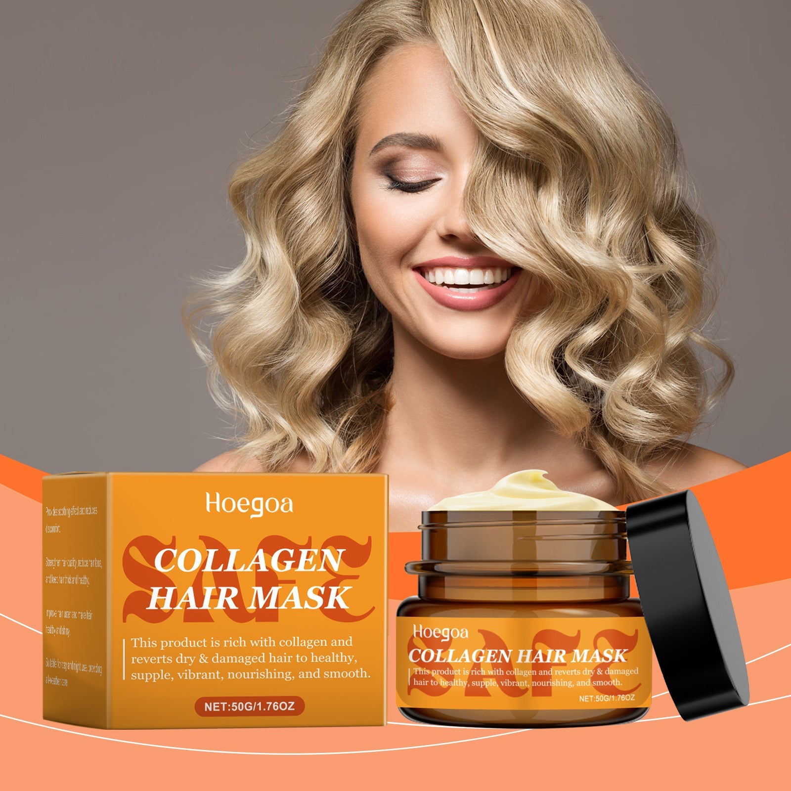Moisturizing And Repairing Hair Mask Nourishes And Repairs Hair, Smoothing Hair, Alleviating Frizz And Tangling Hair Mask