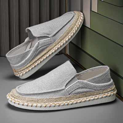 Fisherman Shoes Men's Breathable Cloth Shoes Hanfu Shoes Men's Casual Slip-On Loafers Driving Old Beijing Cloth Shoes
