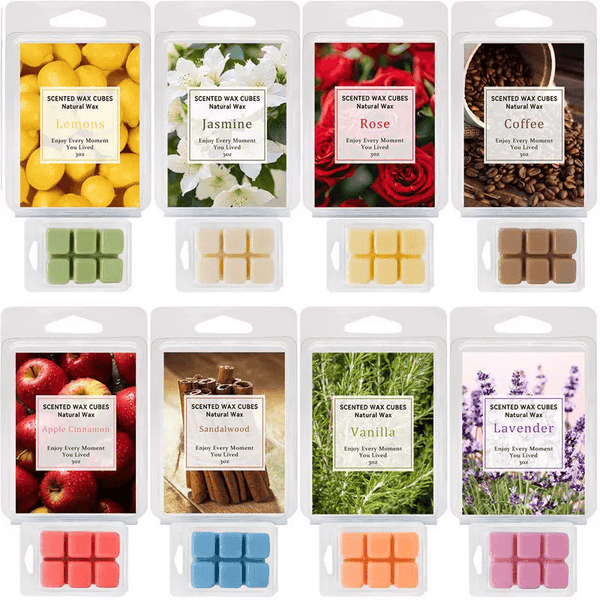 Colorful Eight - scent Scented Wax Cubes Set