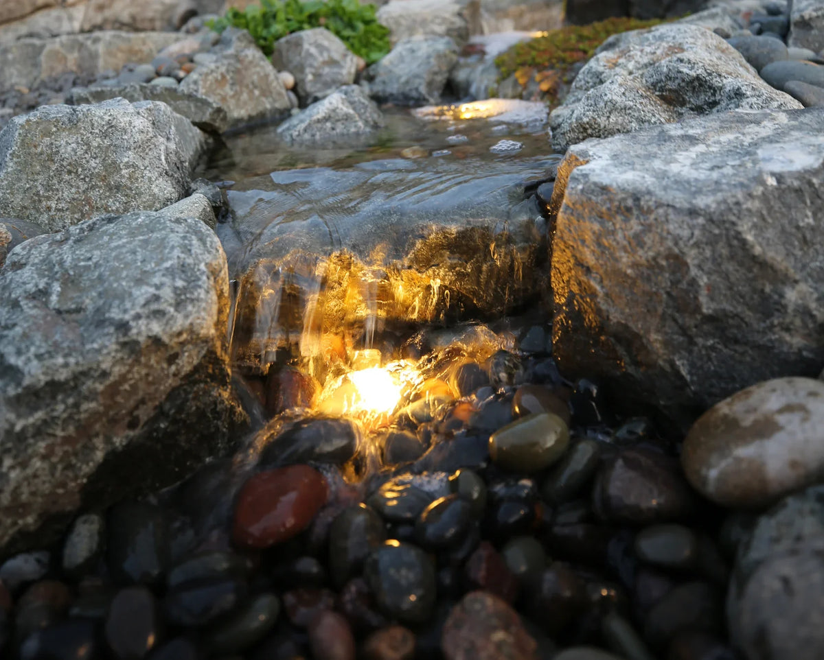 ULB01 12V Low Voltage Underwater Brass LED Fountain Pond Lighting MR16 Socket