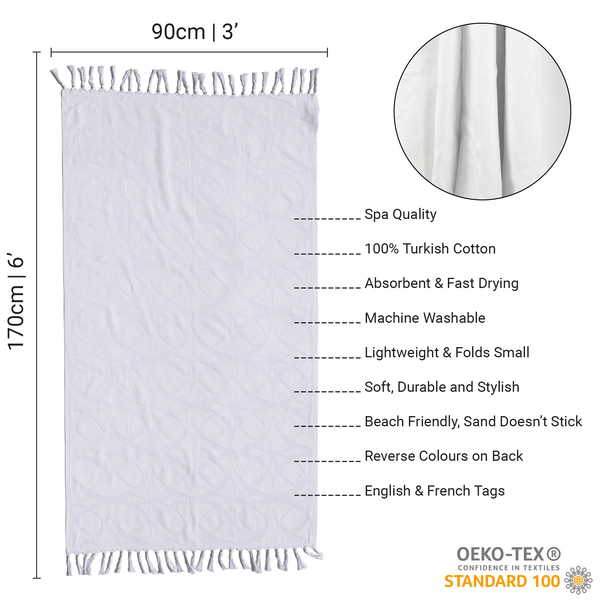 Turkish Towel | Body Towel | White