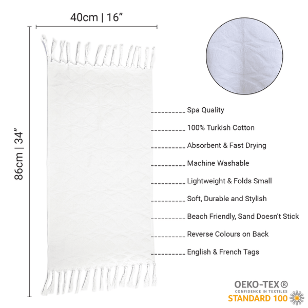 Turkish Towel | Single Set | White