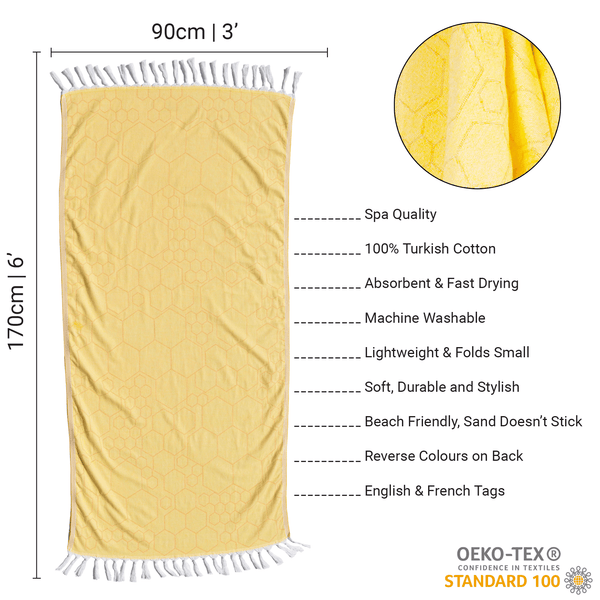 Turkish Towel | Single Set | Yellow + Orange