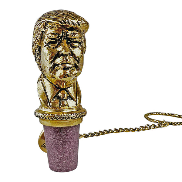 24k Gold Plated Trump Bottle Stopper - Limited Edition