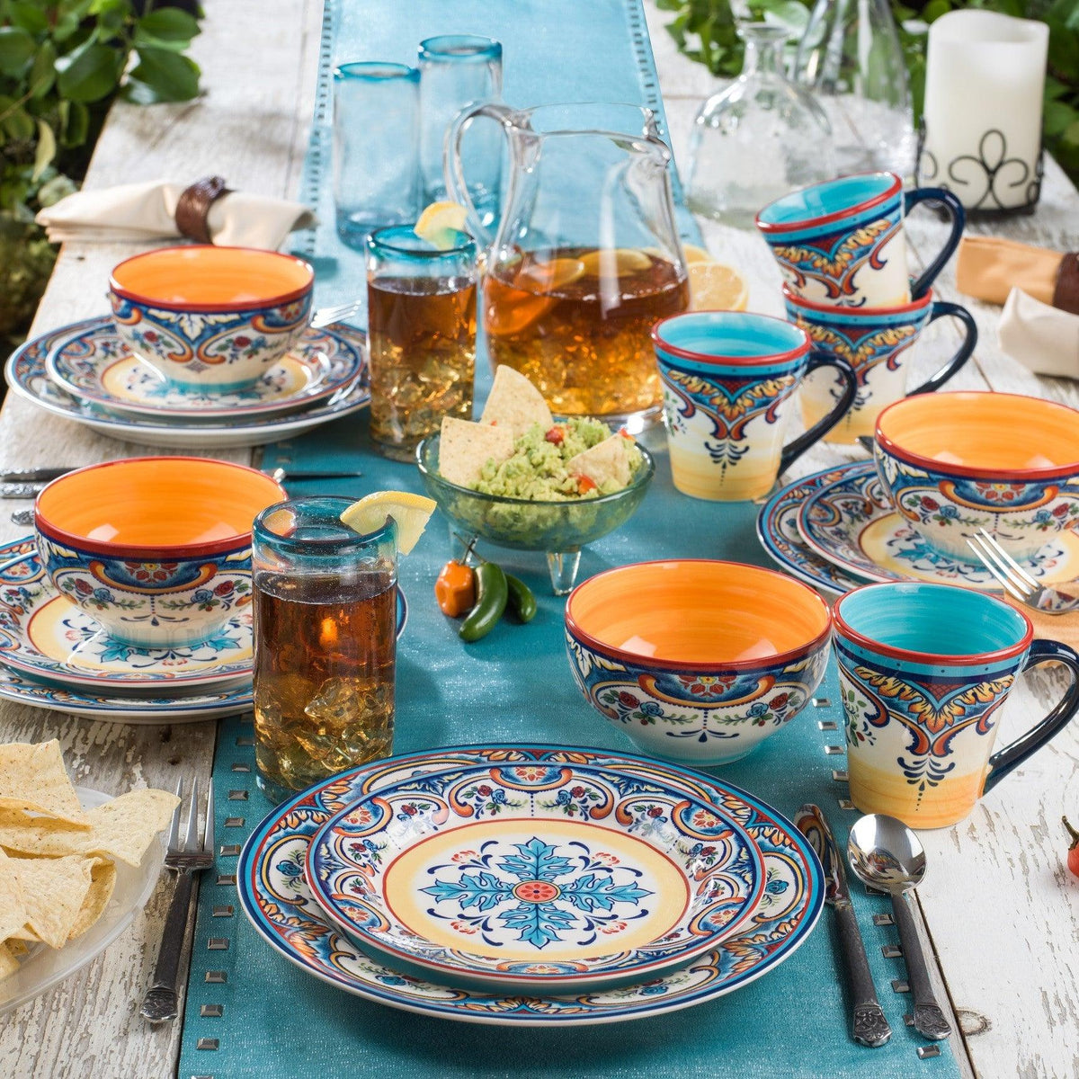 Zanzibar  Stoneware Cereal Bowl Set