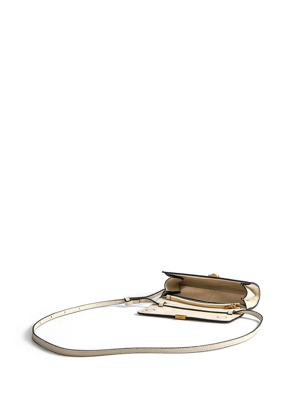 Aria 3-way Convertible Belt Crossbody Pencil Bag, White - Gifts for You 'n Me