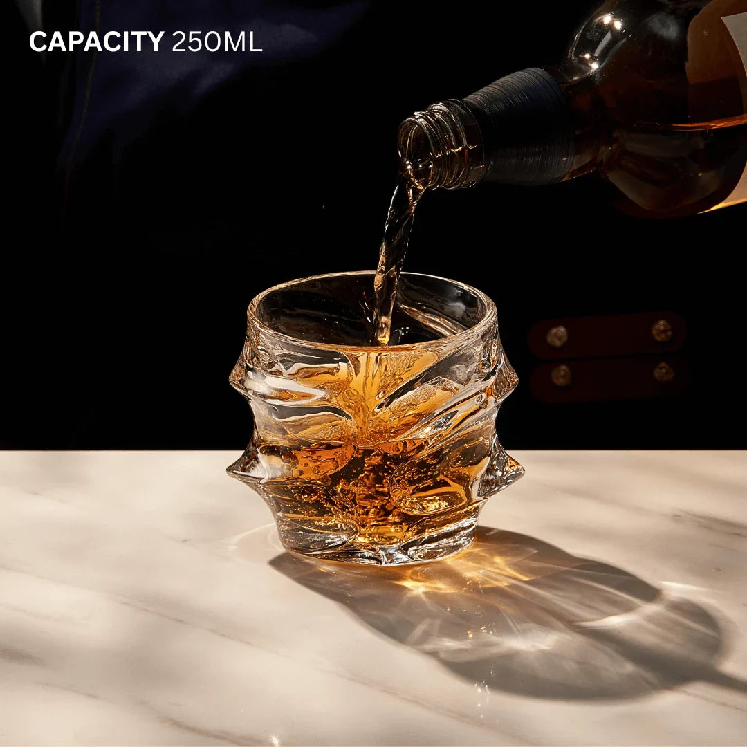 Storm Japanese Crystal Whisky Decanter TsukiGlass