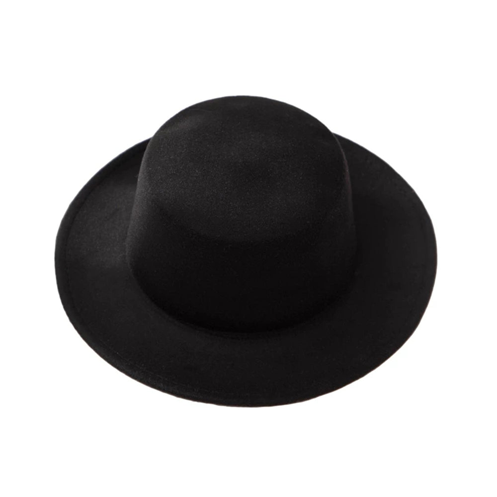 Winter Autumn Woolen Women Men Fedora Hats Fashionable Women Classic Wide Brim Fedora Hat Adjustable Big Fedoras Hat Luxury Brim Fedora Hat Summer Men Classic Hat