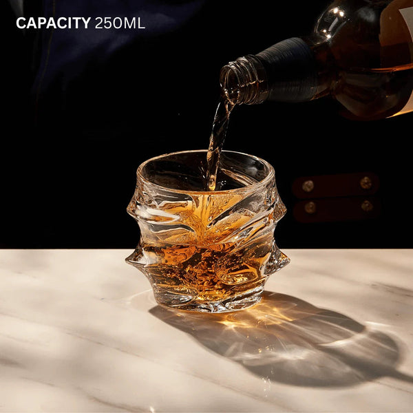 Storm Japanese Crystal Whisky Decanter TsukiGlass