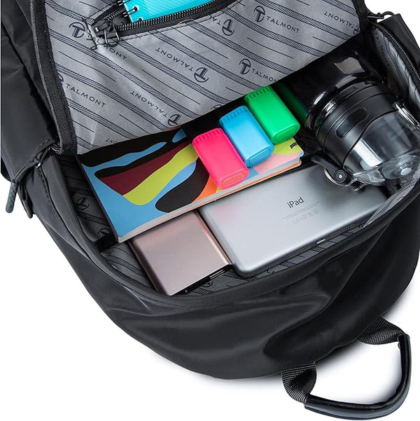 Talmont Small Waterproof Backpack – Lightweight Travel Daypack for Women & Men, Fits 13” Laptop – Gym, College, Beach, Everyday Bag
