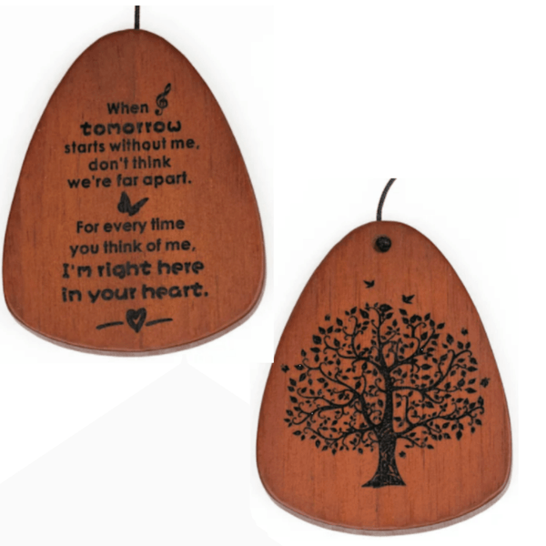 Gift Bundle - Serenity Memorial Wind Chimes - Memorial Heart Included 32”