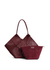 Taylor Contexture Leather Bag, Plum