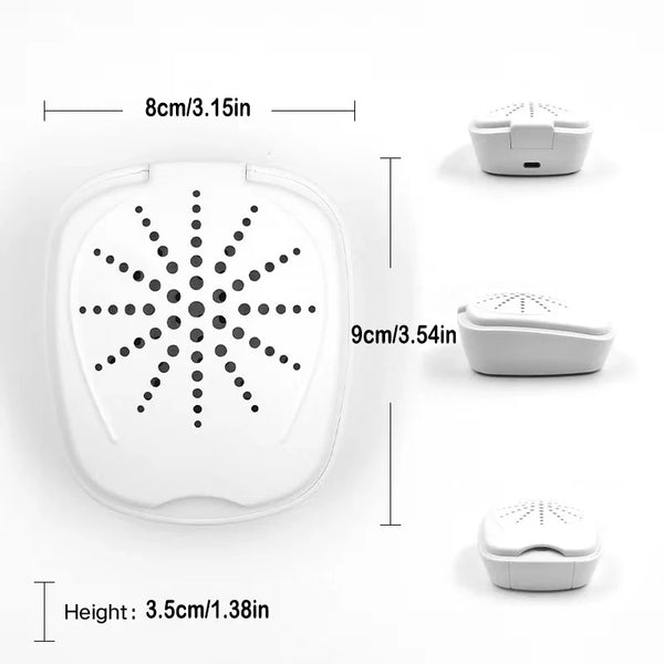 Hearing Aid UV Drying & Sterilization Box – USB-C Electronic Dehumidifier