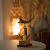 Handcrafted Wooden Manta Ray in Motion