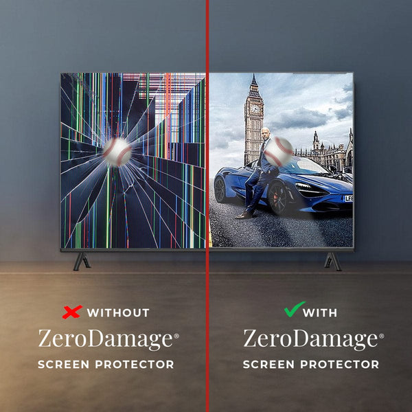 ZeroDamage Anti-Blue Light TV Screen Protector - Most 55