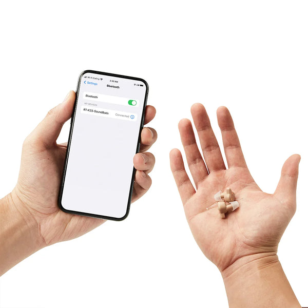 K23 Bluetooth OTC Hearing Aids for Seniors | Calling + Music Streaming – CHOSGO