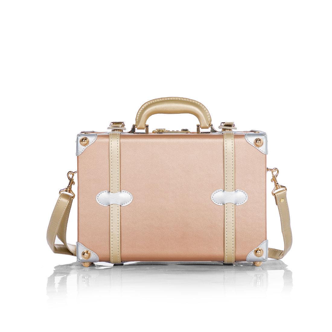 (Outlet) Minimalism Train Case - Rose Gold