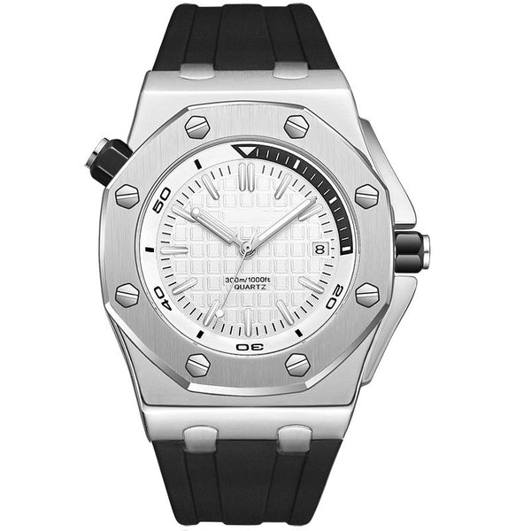 Luxury Stainless Steel Quartz Watch Men Military Watch Causal Fashion Excellent Wristwatch