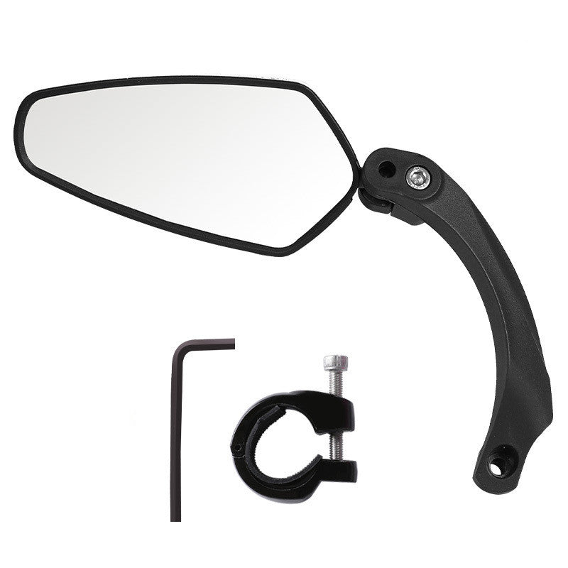 Bicycle Rear View Mirror Bike Cycling Clear Wide Range Back Sight Reflector Adjustable Left Right Mirror Accessories New Bike Mirror Blast resistant Adjustable Bike Rearview Mirror With Large Lens Bicycle Mirrors For Handlebars